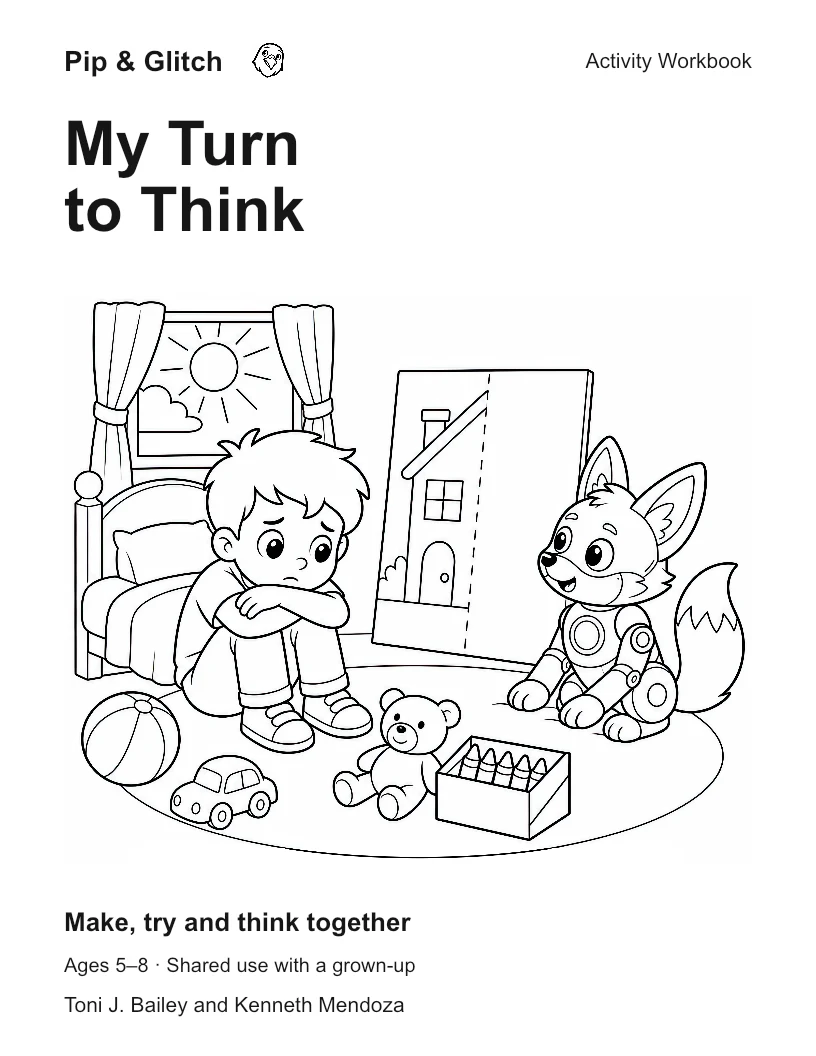 My Turn to Think approved B cover design